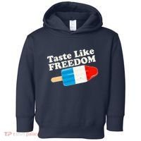Retro Taste Like Freedom USA American Popsicle Toddler Hoodie thumb 0
