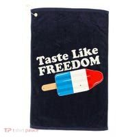 Retro Taste Like Freedom USA American Popsicle Golf Towel thumb 0