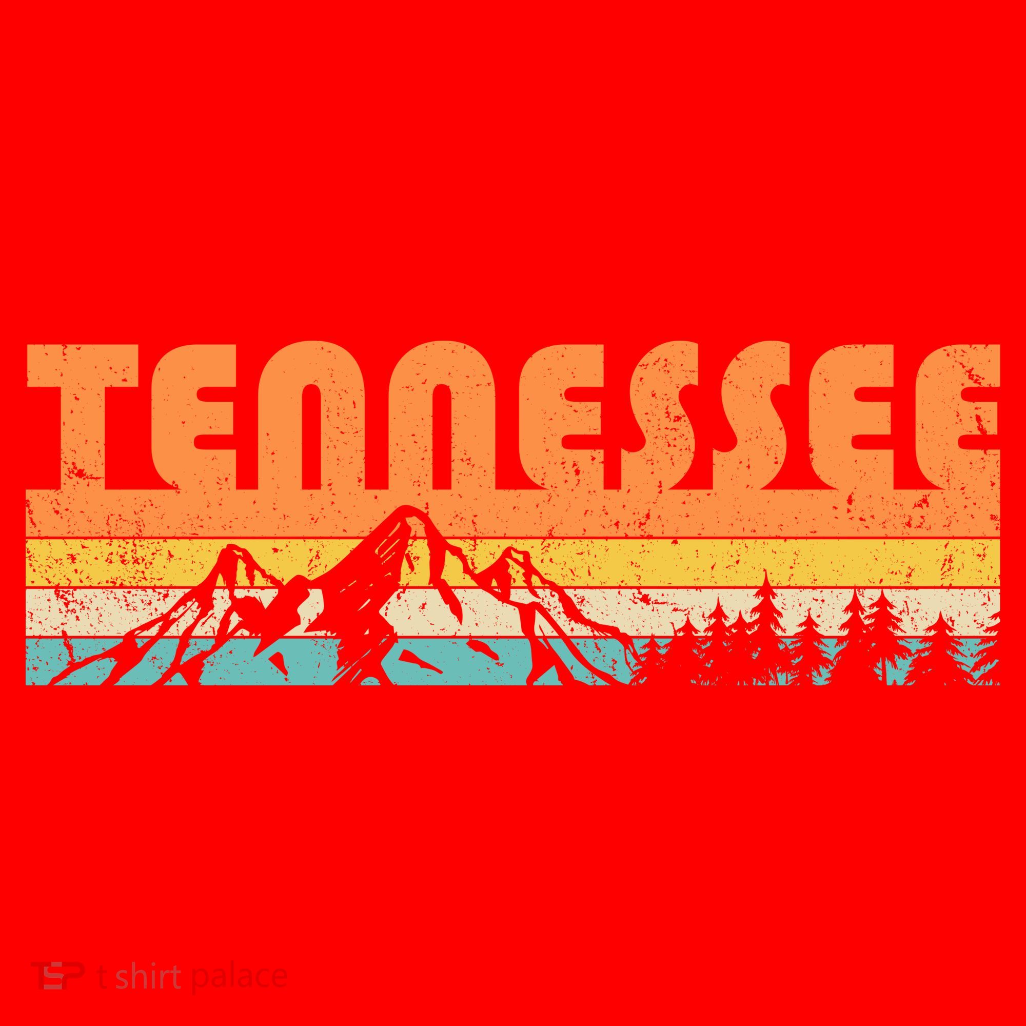 Retro Tennessee Wilderness Santa Hat