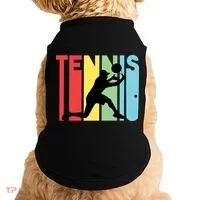 Retro Tennis Logo Doggie Tank thumb 0