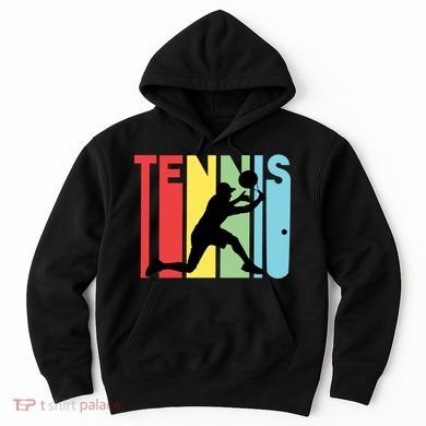 Retro Tennis Logo Hoodie