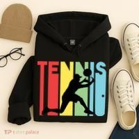 Retro Tennis Logo Hoodie thumb 4