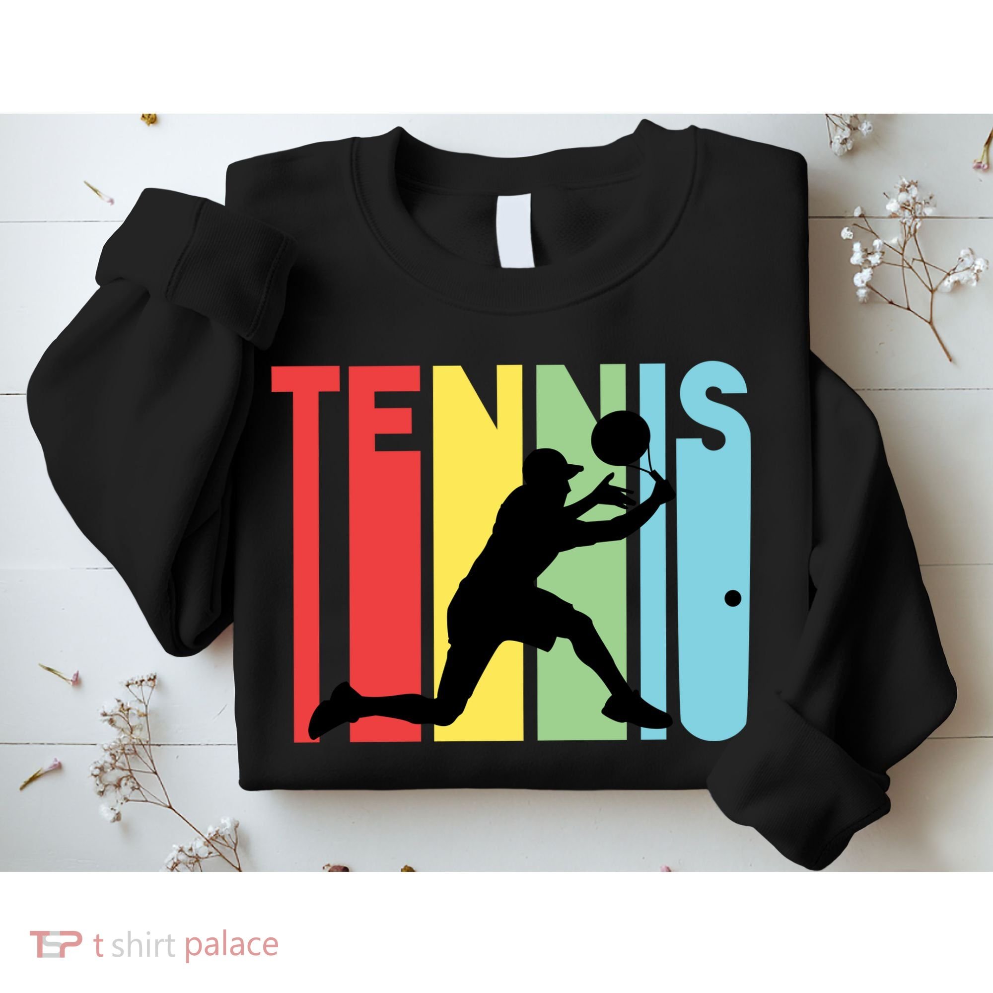 Retro Tennis Logo Sweatshirt