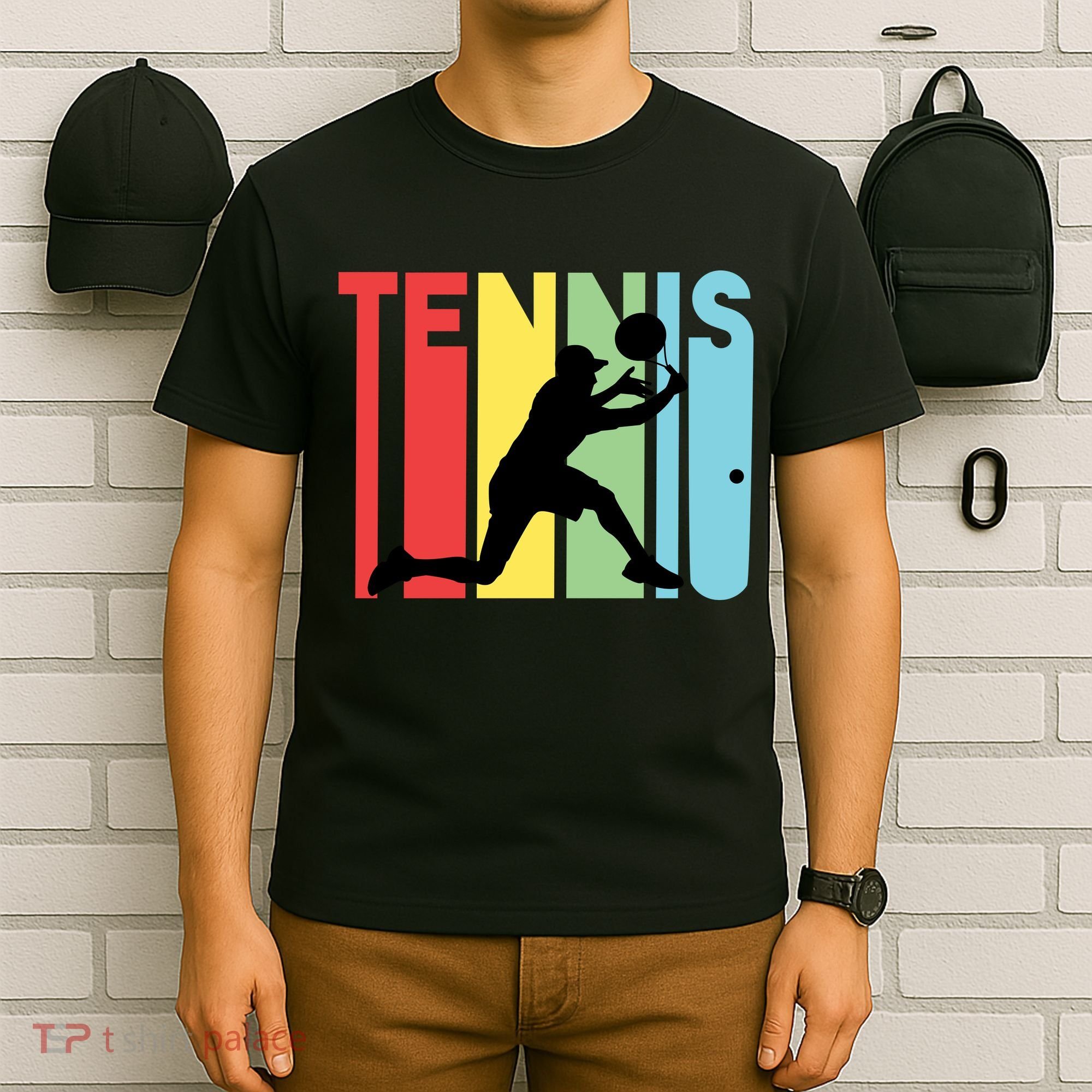 Retro Tennis Logo T-Shirt
