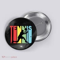 Retro Tennis Logo Button thumb 0
