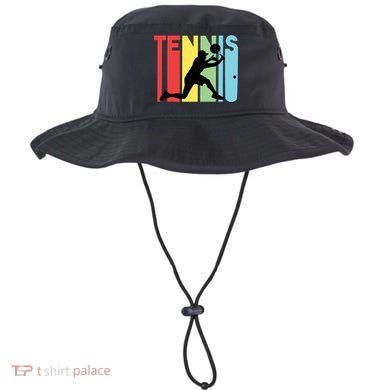 Retro Tennis Logo Bucket Hat