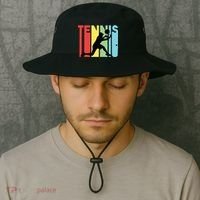 Retro Tennis Logo Bucket Hat thumb 2