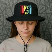 Retro Tennis Logo Bucket Hat thumb 3