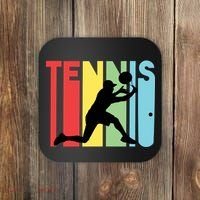 Retro Tennis Logo Coaster thumb 0