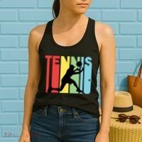 Retro Tennis Logo Women's Tank Top thumb 2