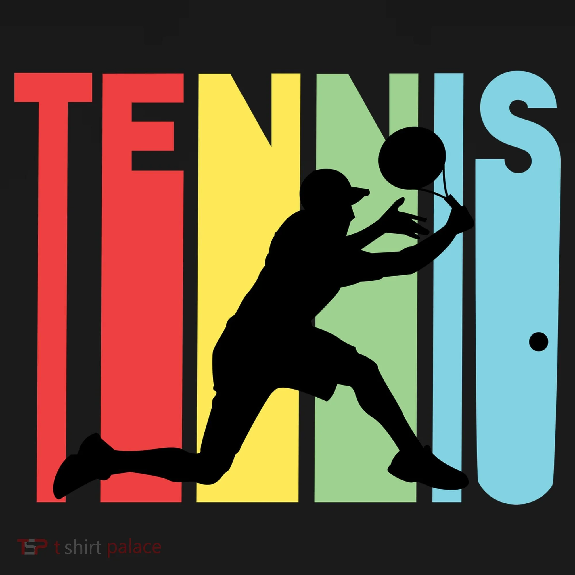 Retro Tennis Logo Baby Bodysuit
