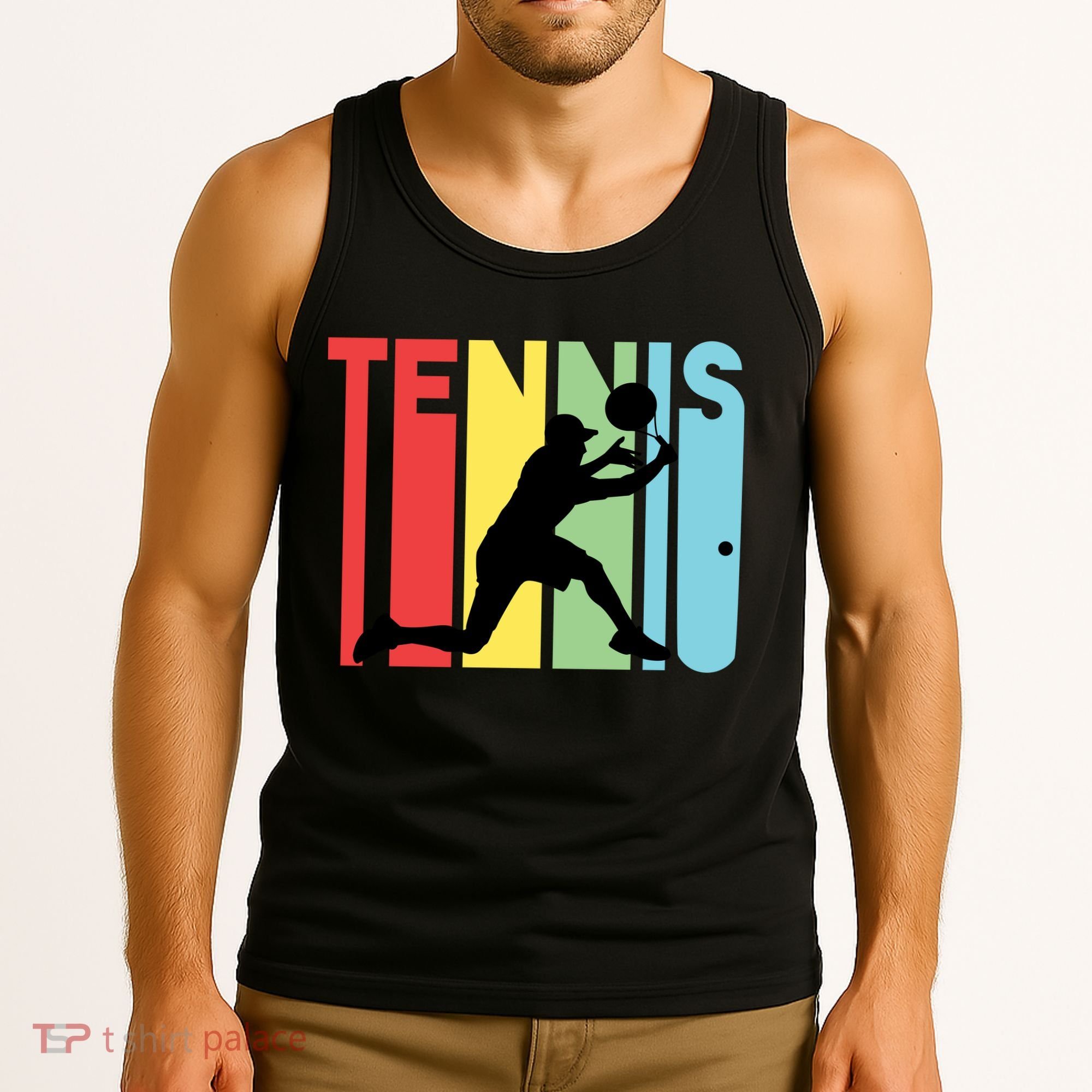 Retro Tennis Logo Tank Top