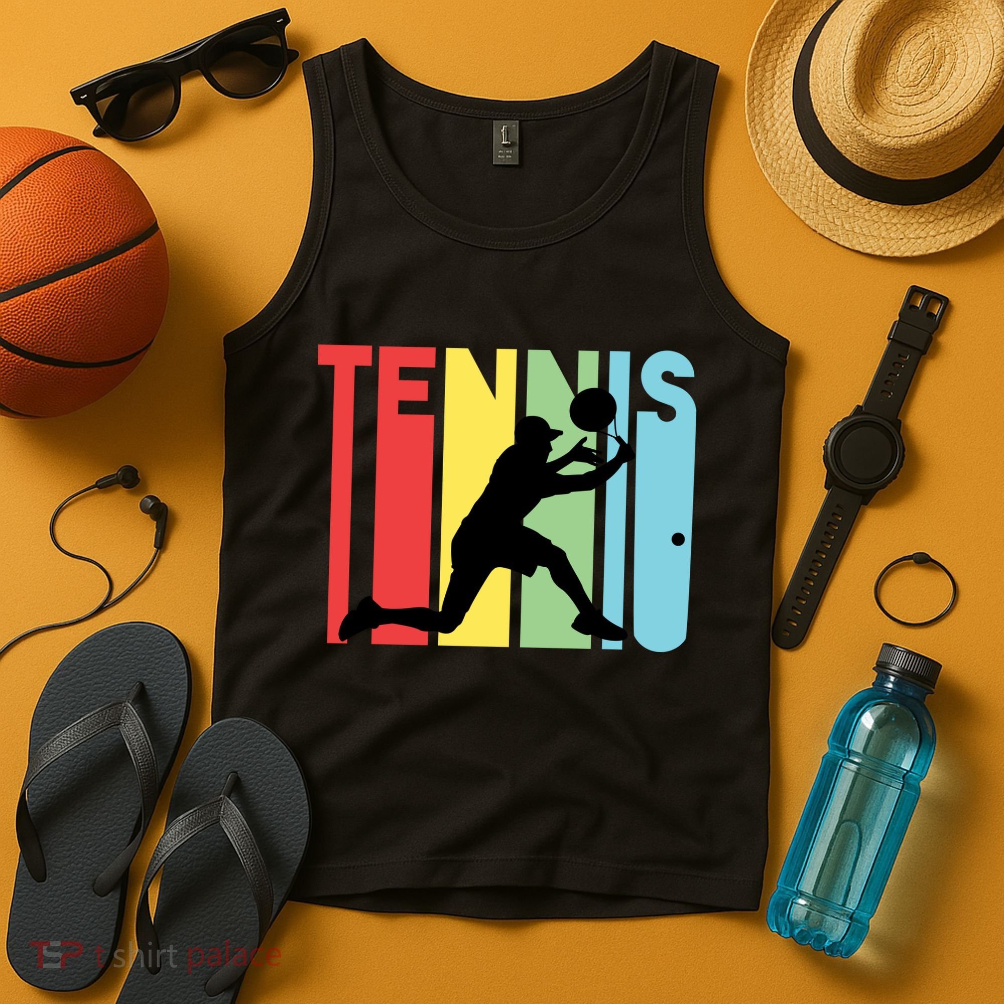 Retro Tennis Logo Tank Top