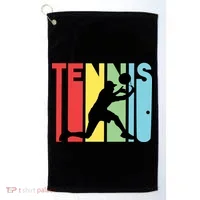 Retro Tennis Logo Golf Towel thumb 0