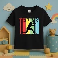 Retro Tennis Logo Toddler T-Shirt thumb 3