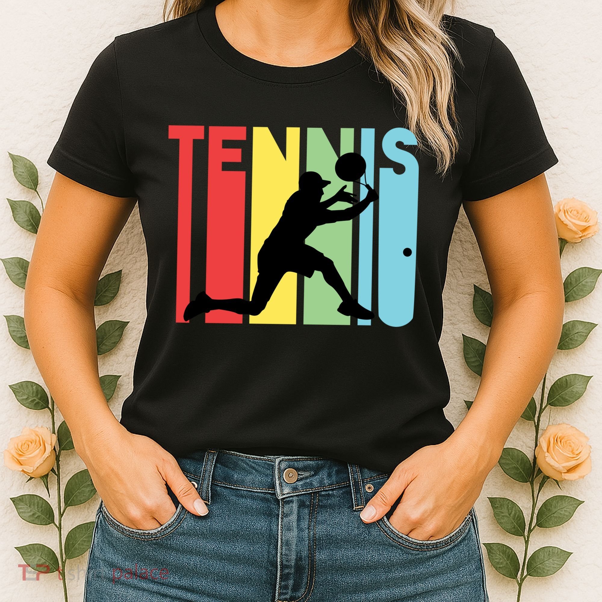 Retro Tennis Logo Women's T-Shirt