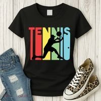 Retro Tennis Logo Women's T-Shirt thumb 3