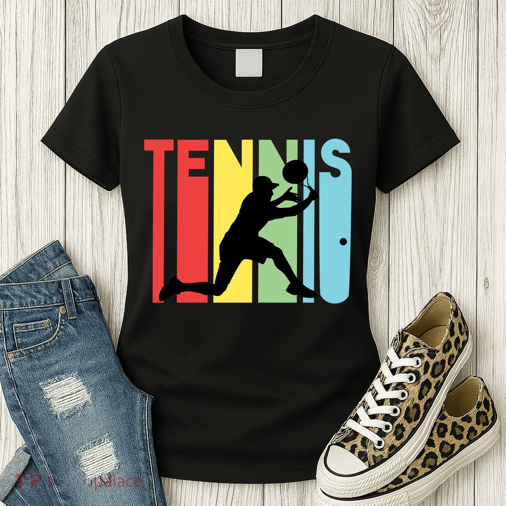 Retro Tennis Logo Women's T-Shirt