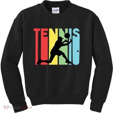 Retro Tennis Logo Kids Sweatshirt