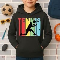 Retro Tennis Logo Kids Hoodie thumb 2