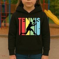 Retro Tennis Logo Kids Hoodie thumb 3