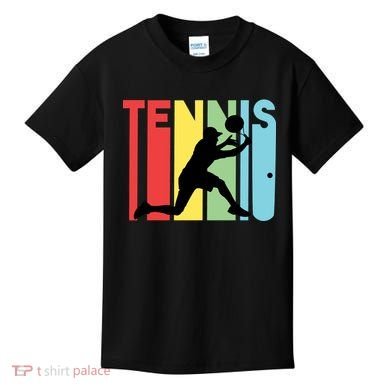 Retro Tennis Logo Kids T-Shirt