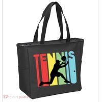 Retro Tennis Logo Tote Bag thumb 2