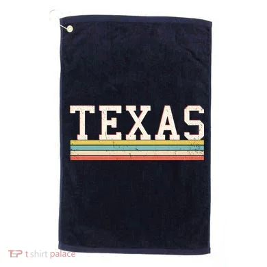 Retro Texas Golf Towel