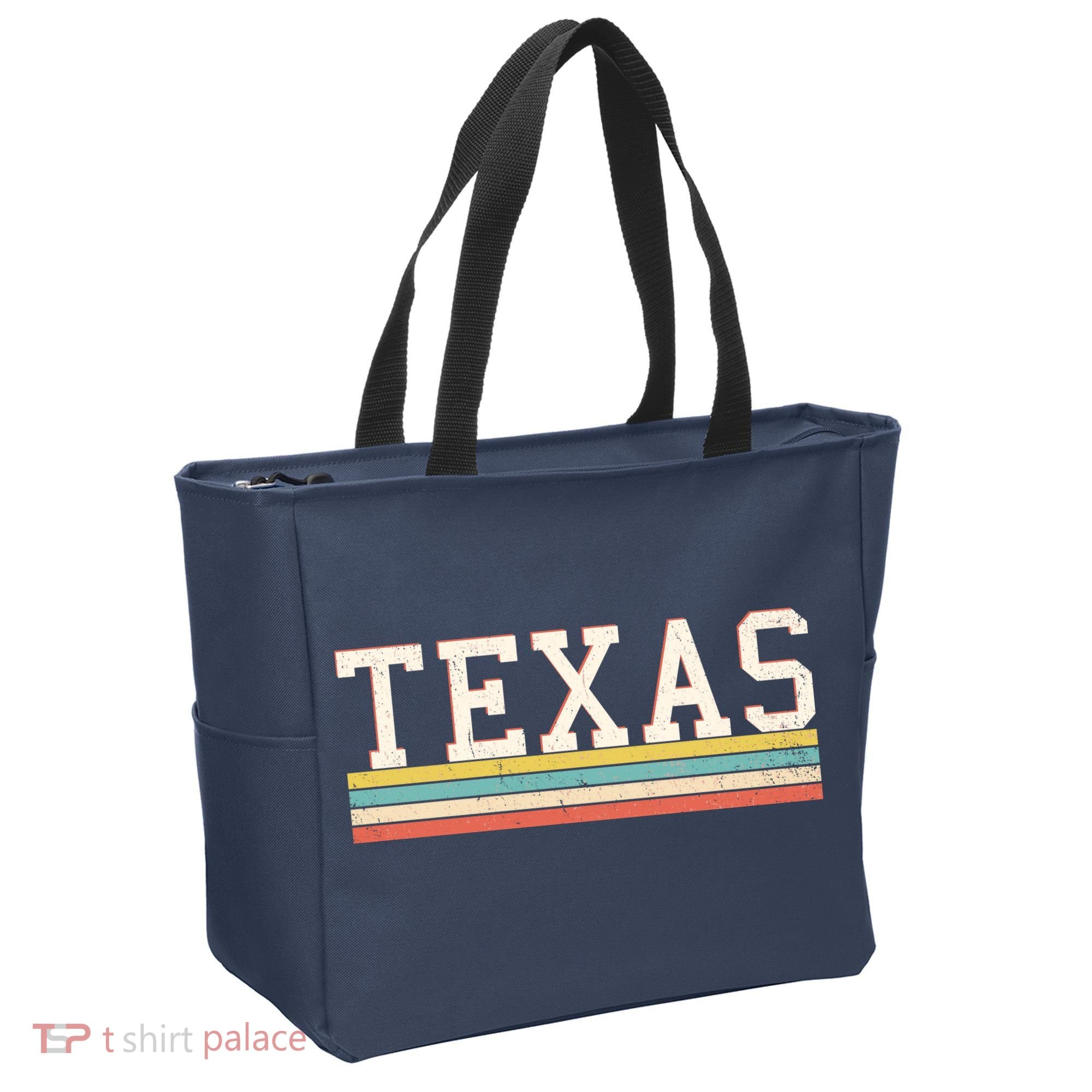 Retro Texas Tote Bag