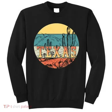 Retro Texas Desert Emblem Sweatshirt