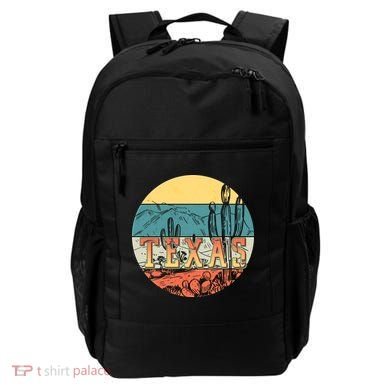 Retro Texas Desert Emblem Backpack