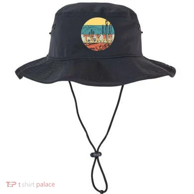 Retro Texas Desert Emblem Bucket Hat