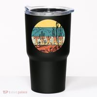 Retro Texas Desert Emblem Tumbler thumb 0