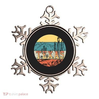 Retro Texas Desert Emblem Ornament