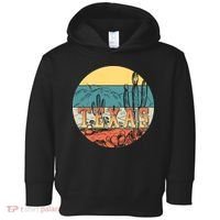Retro Texas Desert Emblem Toddler Hoodie thumb 0