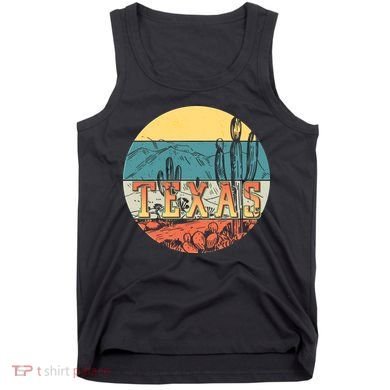 Retro Texas Desert Emblem Tank Top
