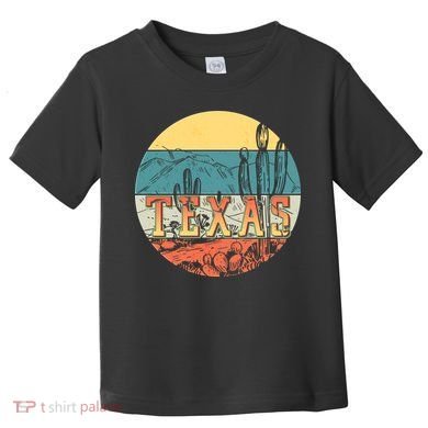 Retro Texas Desert Emblem Toddler T-Shirt
