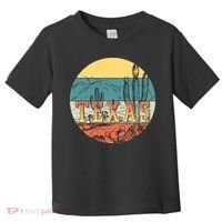 Retro Texas Desert Emblem Toddler T-Shirt thumb 0
