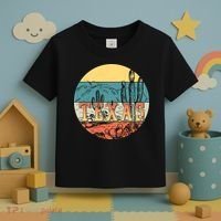 Retro Texas Desert Emblem Toddler T-Shirt thumb 3