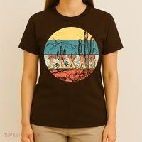 Retro Texas Desert Emblem T-Shirt thumb 4