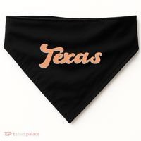 Retro Texas Logo USA-Made Doggie Bandana thumb 0