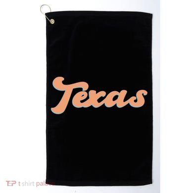Retro Texas Logo Golf Towel