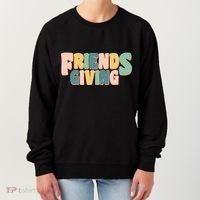 Retro Thanksgiving Friendsgiving Women's Sweatshirt thumb 0