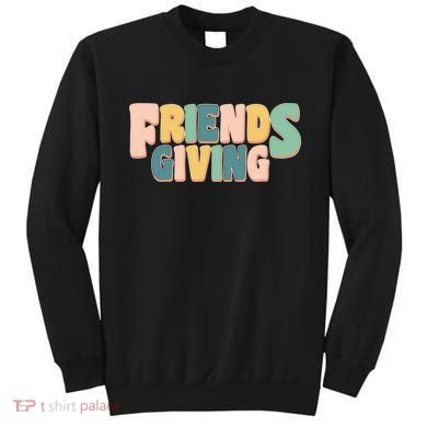 Retro Thanksgiving Friendsgiving Sweatshirt