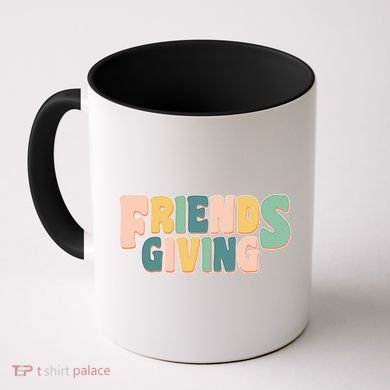 Retro Thanksgiving Friendsgiving Coffee Mug