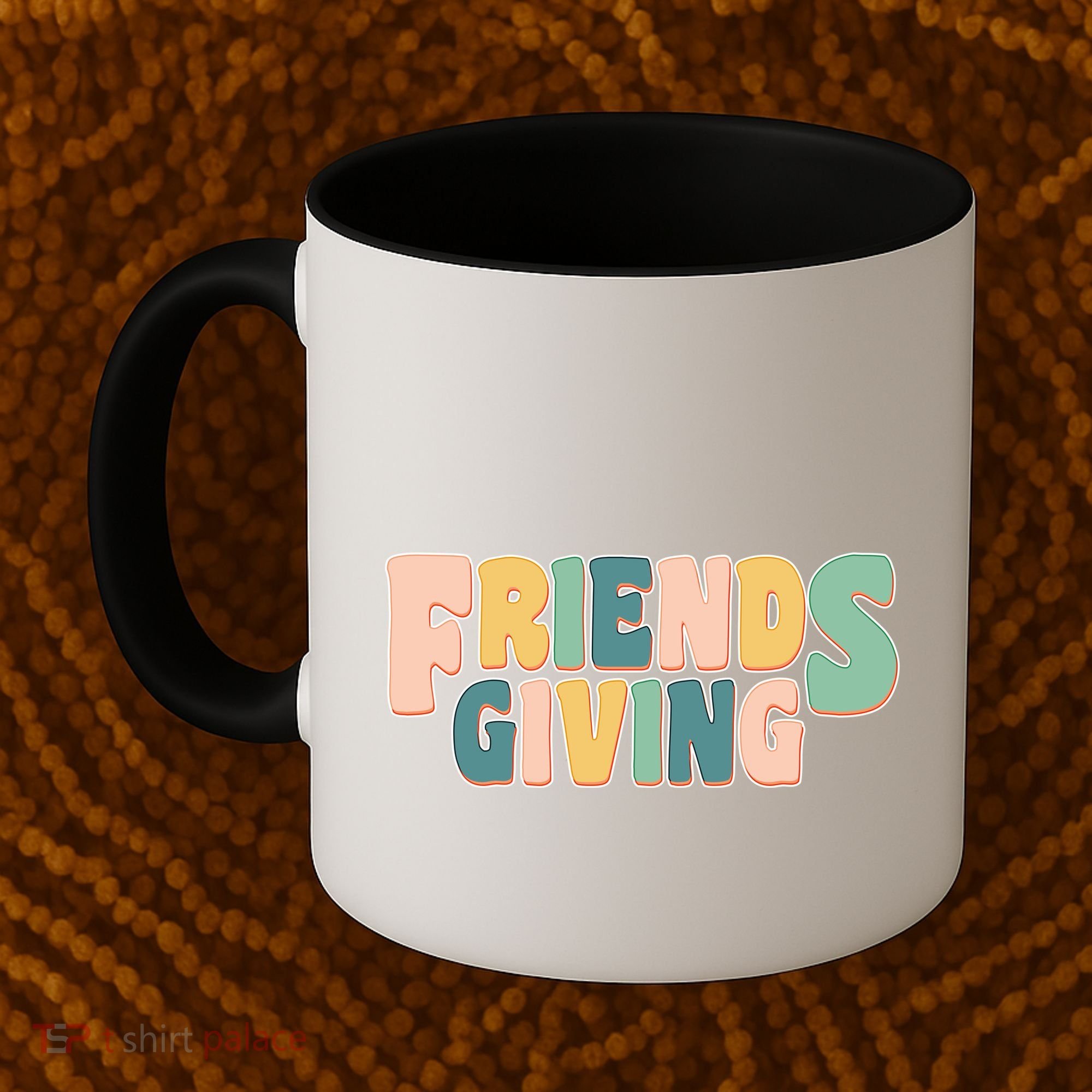Retro Thanksgiving Friendsgiving Coffee Mug