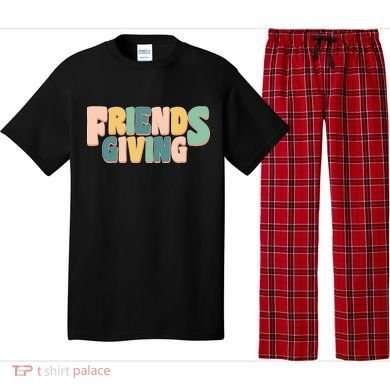 Retro Thanksgiving Friendsgiving Pajama Set