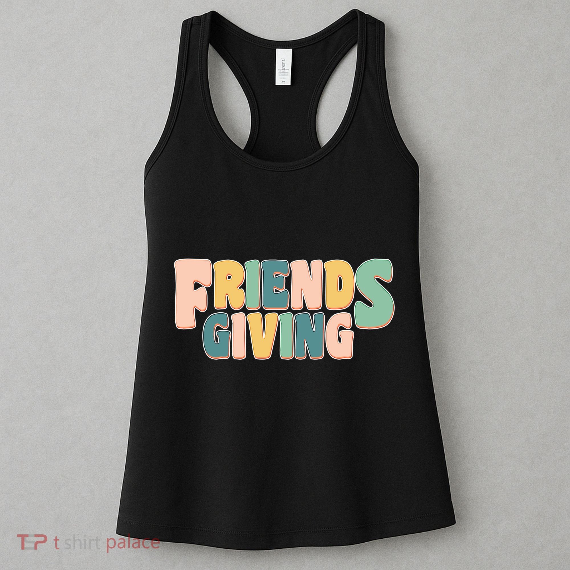 Retro Thanksgiving Friendsgiving Women's Tank Top
