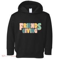 Retro Thanksgiving Friendsgiving Toddler Hoodie thumb 0
