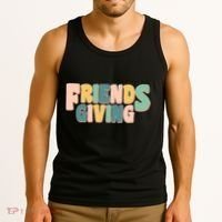 Retro Thanksgiving Friendsgiving Tank Top thumb 3